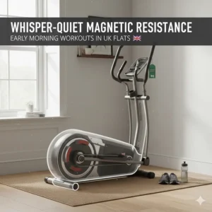 Internal view of the whisper-quiet magnetic resistance flywheel, ideal for early morning training in UK flats.